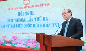 Những công việc bầu cử sau hội nghị hiệp thương lần thứ ba của Đoàn Chủ tịch Ủy ban Trung ương MTTQ Việt Nam